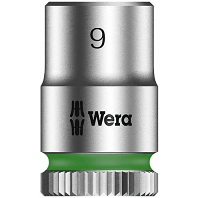Imagen de WERA 05003508001 8790 HMA Zyklop Nuss 9,0 Llave de vaso con arrastre 1/4&quot;