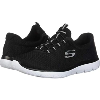 Imagen de Skechers Sport Summits Zapatillas black/white, Mujer, Talla: 38.5, Black/white Zapatos