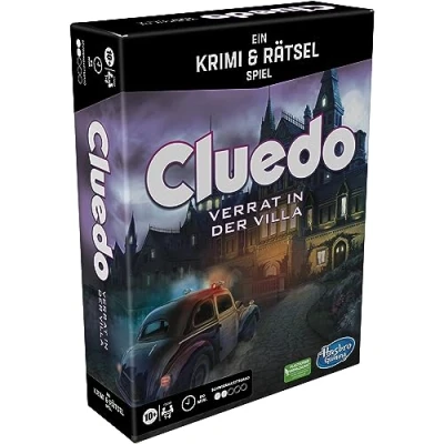 Imagen de Hasbro Gaming Cluedo traición en la Villa, emocionante Juego de Misterio y Rompecabezas para Toda Familia (a Partir 10 años) hasta 6 Jugadores