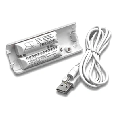 Imagen de vhbw Batería Compatible con Nintendo Wii U Remote Plus Gamepad Controller (400mAh, 2,4V, NiMH)