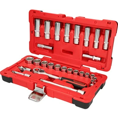 Imagen de KS Tools 951.0627 Juego de llaves vaso 3/8&quot;, 27 pzs