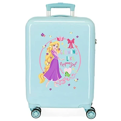 Imagen de Disney Princess Celebration Maleta de cabina Verde 38x55x20 cms Rígida ABS Cierre combinación lateral 34L 2,66 kgs 4 Ruedas Dobles 0