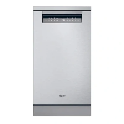 Imagen de Haier I Pro Shine Series 5XF1C3TB1FX, Lavavajillas Independiente 45CM, Motor Inverter, 11 Cubiertos, 3 Bandejas, 8 Ciclos, Wi Fi, App hOn, Filtro Antibacterias, Apertura Automática, 43DB, Inox