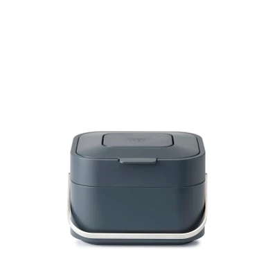 Imagen de Joseph Stack cubo de basura residuos orgánicos, compostaje alimentos para la cocina, capacidad 4L, gris