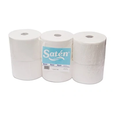 Imagen de Saten Higiénico de Extracción Central, Celulosa Virgen, 2 Capas, Laminado, Ancho 134, 160 Metros, Set 12
