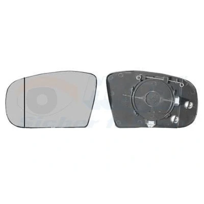 Imagen de VAN WEZEL 3036835 Cristal de Espejo izquierda MERCEDES BENZ: Clase S Berlina
