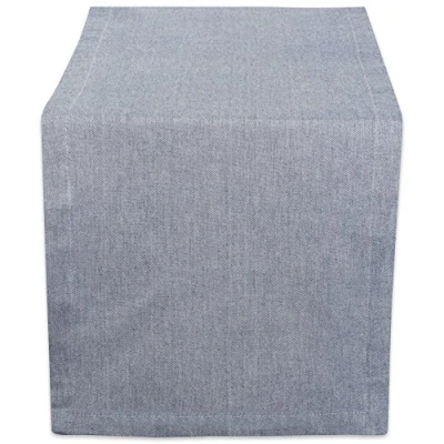 Imagen de DII CAMZ38722 Camino de Mesa (14 x 108 cm), Color Azul Cambray