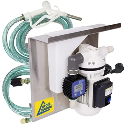 Imagen de JUEGO con bomba AdBlue® de 230V UREA para QUIMICOS, eléctrica urea, manguera aspiración y presión, pistola accesorios, bobinado cobre