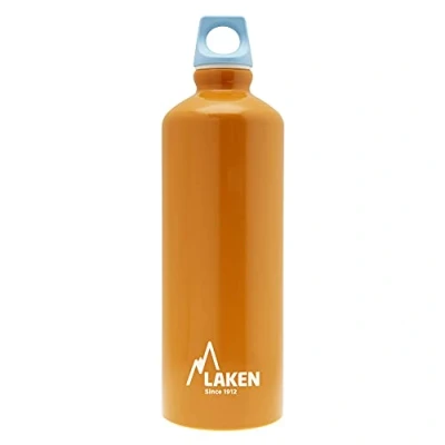 Imagen de LAKEN Botella de Agua Aluminio con Boca Estrecha Cantimplora Ligera y Reciclable Aislante para Niños Perfecta Gimnasio, Viaje Deporte 600ml, 750ml, 1l
