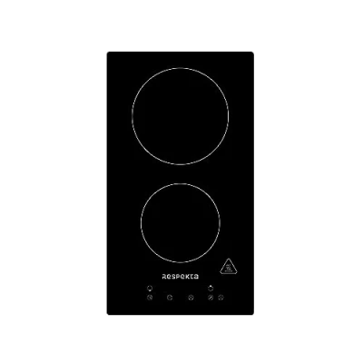 Imagen de Respekta Placa vitroceramica doble sin marco placas vitroceramicas 2 fuegos con enchufe 9 niveles control táctil bloqueo de seguridad temporizador 30 cm en negro KM9130T 28