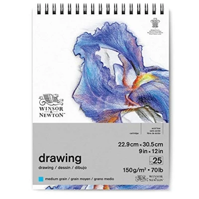 Imagen de Winsor &amp; Newton papel de dibujo, Blanco Natural, 22,9 x 30,5cm