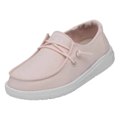 Imagen de Hey Dude Wendy Youth Slub Canvas, Moc Toe Shoes, Rosado, 32 EU