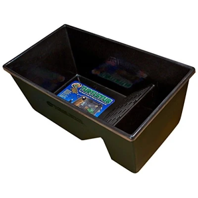Imagen de Zoo Med Turtle Tub Tanque de Tortugas, Estanque con Áreas Agua y Tierra para la Puesta Huevos, Ligero, 99 x 53 40 cm