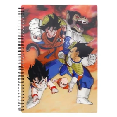 Imagen de SD TOYS Libreta efecto 3D Goku VS Vegeta Dragon Ball Z 30 x 21cm