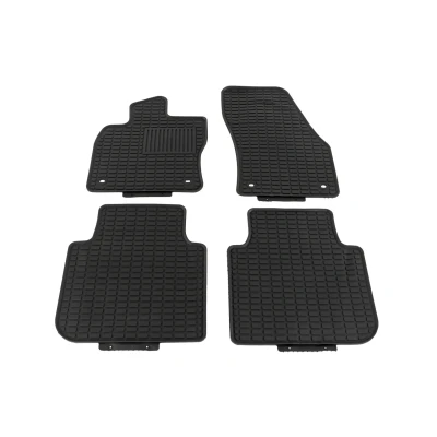 Imagen de VAICO V10 7593 Juego de alfombrillas suelo Caucho delante y detrás 4 negro Adaptado SKODA: Kodiaq
