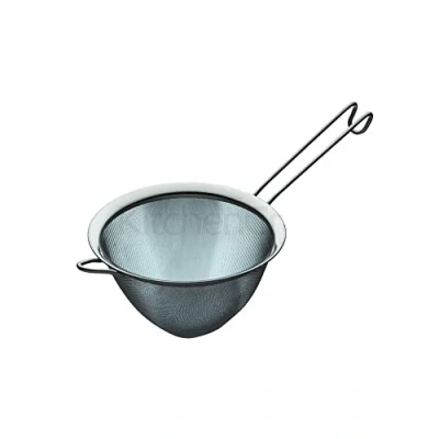 Imagen de KitchenCraft Colador en Forma de Cono con Malla para Tamizar Purés y Caldos, Acero Inoxidable, 18 cm Plateado