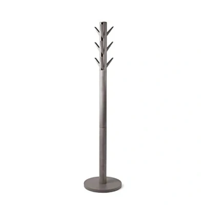 Imagen de Umbra Flapper Perchero con 9 ganchos abatibles, Madera de caucho, Gris