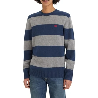 Imagen de Levi&#039;s Original HM Sweater Jersey de punto, Hombre, Talla: Small, Calloway stripe sargasso sea