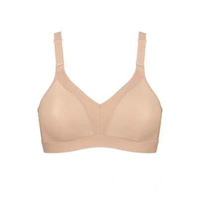 Imagen de triaction by Triumph Wellness Sujetadores deportivos con sujeción alta, Mujer, Talla: 70E, Neutral beige
