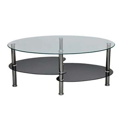 Imagen de vidaXL Mesa de Café Exclusiva 3 Nivel Diseño Negro