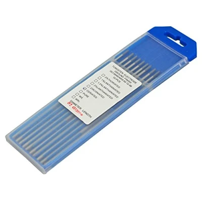Imagen de RIVERWELD Electrodo de tungsteno para soldadura TIG gris WC20 2% ceriado 2,4 mm x 150 paquete 10