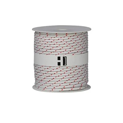 Imagen de Hummelt® Cuerda de poliéster 4mm 100m Blanco/Rojo en Rollo
