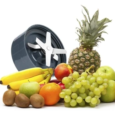 Imagen de Repuesto de cuchilla acero inoxidable para base exprimidor. Los accesorios la pieza se adaptan a licuadora NutriBullet 600/900W 600 W.