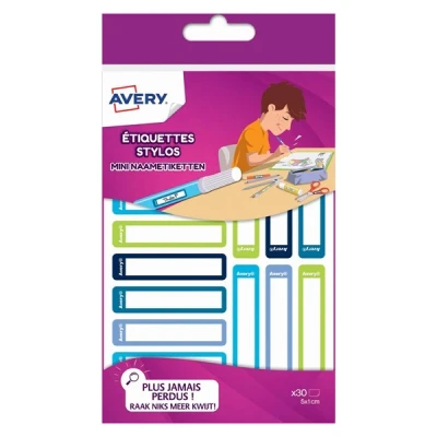 Imagen de Avery Bolsa de 30 etiquetas para rotuladores, formato 50 x 10 mm