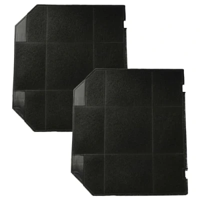 Imagen de vhbw 2x filtro de carbón activado compatible con Faber 112.0157.243 campanas cocina 26,5 x 23,7 1,6 cm