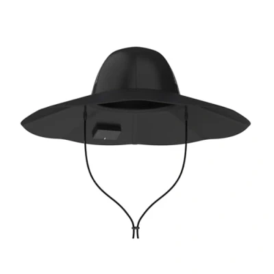 Imagen de EF ECOFLOW Sombrero Solar, Wearable con energía Solar de 360 Grados, Impermeable, Ultraligero, Plegable, Dos Puertos USB A y C, Carga teléfonos Inteligentes (Tamaño: L XL)
