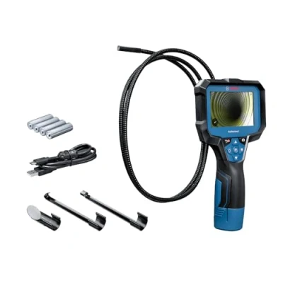 Imagen de Bosch Professional Cámara de inspección GIC 12V 4 23 C (longitud del cable: 150 cm, función orientación &quot;Indicación hacia arriba&quot;, pantalla alta resolución: 4,3&quot;, 800x480px, en caja cartón)