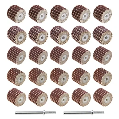 Imagen de eMagTech 20 discos de lija grano 80/120/240/320/600 para herramientas rotativas con mango largo mandril 13 x 12 3 mm