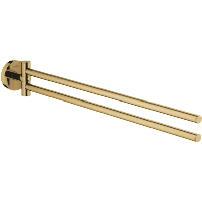 Imagen de Grohe Essentials Barra de soporte para toalla doble Brushed Nickel
