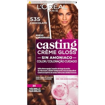Imagen de L&#039;Oreal Paris Casting Crème Gloss Creme Tinte para Cabello, Chocolate, 1 Unidad (Paquete de 1), el embalaje puede variar