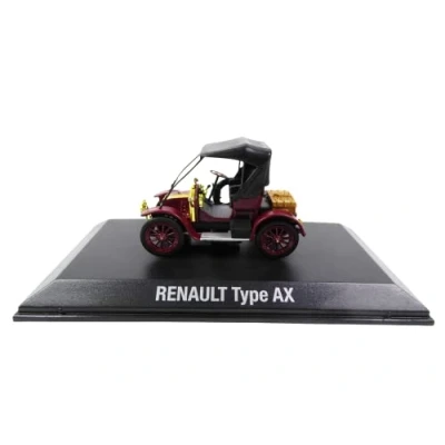 Imagen de OPO 10 Coche 1:43 Norev Compatible con Renault Type AX 1907 Burdeos en Resina (R942)
