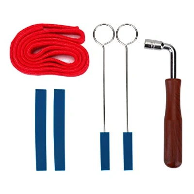 Imagen de 6pcs herramientas de palanca ajuste piano profesional conjunto kit fijación bricolaje