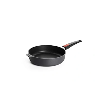 Imagen de Woll Diamond Lite Sartén alta (inductiva, diámetro de 26 cm, 7 cm alto, con mango extraíble, apta para todo tipo fuegos, aluminio fundido, revestimiento antiadherente, horno,