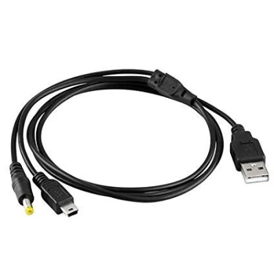 Imagen de WICAREYO 2 in1 Cable de cargador para PSP, USB transferencia sincronización datos PSP 1000 2000 3000
