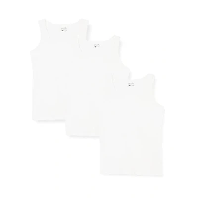 Imagen de berydale Bd161, Camiseta de tirantes para Mujer, Blanco (Paquete 3), L