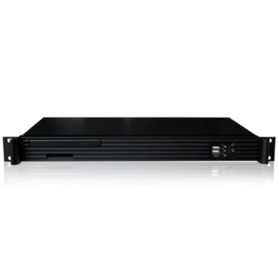 Imagen de Techly I CASE IPC 140 Estante Negro carcasa de ordenador Caja (Estante, PC, Aluminio, Acero, Mini ITX, Negro, 1U)