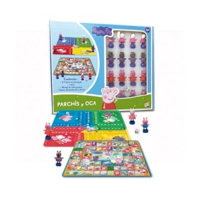 Imagen de Cefa Toys PARCHIS &amp; OCA Peppa Pig Juguete, Multicolor, único (88325)