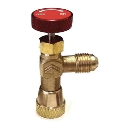 Imagen de REPORSHOP Valvula Envase Desechable R32 R290 Grifo Botella Rosca Izquierda 1/2 x 1/4