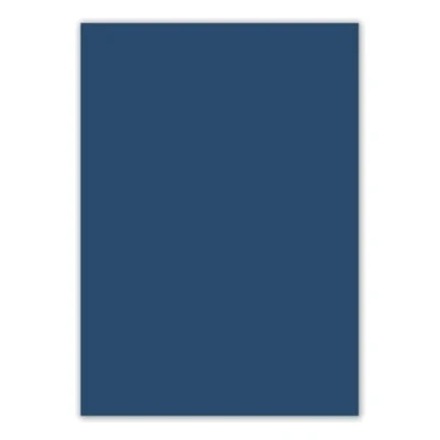 Imagen de FarbenFroh Lote de 25 hojas papel DIN A4, 240 g/m², 21 x 29,7 cm, azul noche. cartulina fina, cuché, para manualidades, gruesa