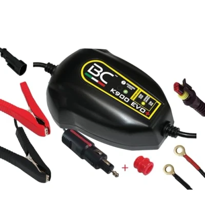 Imagen de BC Battery Controller K900 EVO+, Cargador de baterías y Mantenedor Inteligente para Motos BMW con sistema CAN Bus, todas las 12V Plomo Ácido Litio, 1 Amp