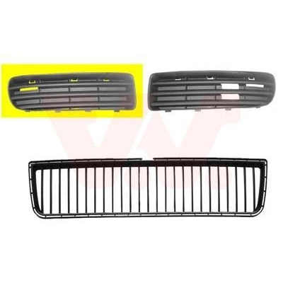 Imagen de VAN WEZEL 7621592 Rejilla Parachoques Delante, derecha SKODA: Octavia I Hatchback, 1 Combi