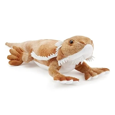 Imagen de Zappi Co Peluche de Dragón Barbudo 100% Reciclado (34cm Largo) Colección Animales Felpa Suaves, acogedores y ecológicos para el Primer niño recién Nacido