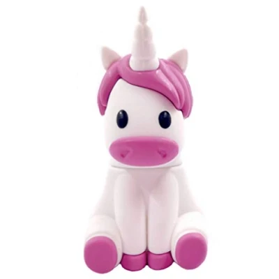 Imagen de Ulticool Unicornio Unicorn 8GB Memoria Almacenamiento de Datos USB Flash Pen Drive Memory Stick Diseño único y Original Blanco Rosa