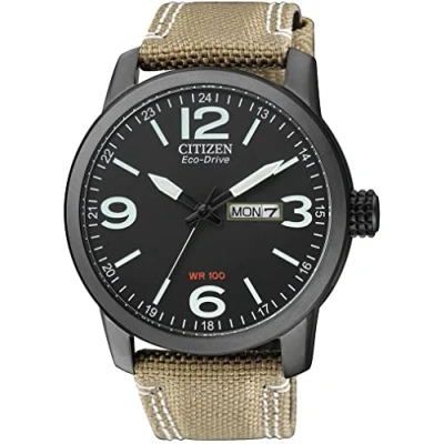 Imagen de Citizen Reloj Analógico para Hombre de Eco Drive con Correa en Tejido BM8476 23EE