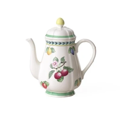 Imagen de Villeroy &amp; Boch French Garden Fleurence Cafetera, 1,25 litros, Porcelana Premium, Blanco/Colorido