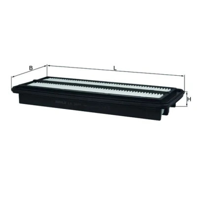 Imagen de MAHLE ORIGINAL LX 3601 Filtro de aire 46,0 147 347,5 Cartucho filtrante HONDA: ACCORD 8 Kombi,